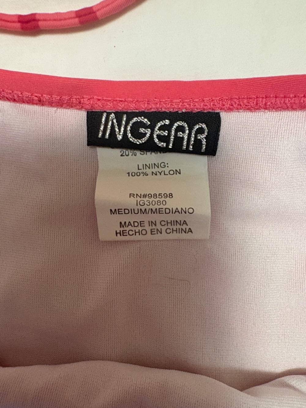 Ingear Red Striped Triangle Bikini Set - Picture 4 of 5